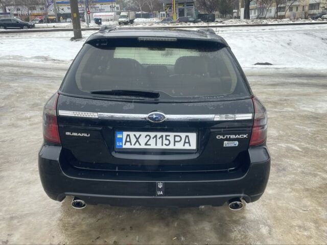 Чорний Субару Аутбек, об'ємом двигуна 2 л та пробігом 320 тис. км за 6500 $, фото 5 на Automoto.ua