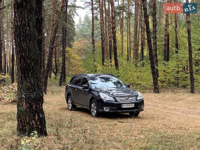 Чорний Субару Аутбек, об'ємом двигуна 2.46 л та пробігом 281 тис. км за 9499 $, фото 1 на Automoto.ua