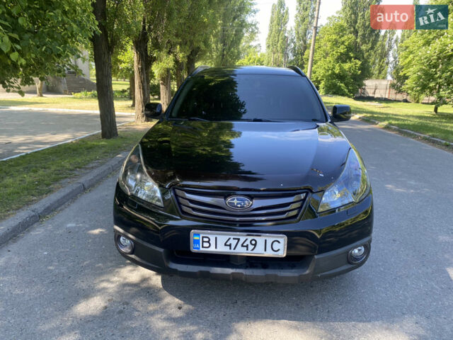 Чорний Субару Аутбек, об'ємом двигуна 2.46 л та пробігом 198 тис. км за 10000 $, фото 1 на Automoto.ua