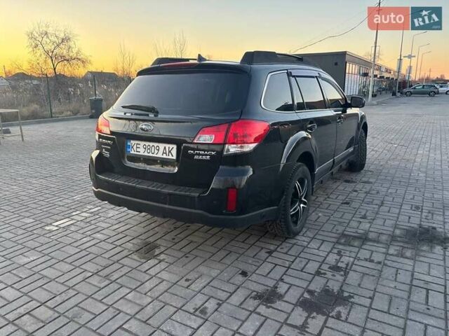 Черный Субару Аутбек, объемом двигателя 2.5 л и пробегом 230 тыс. км за 8900 $, фото 3 на Automoto.ua