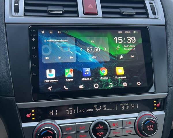 Чорний Субару Аутбек, об'ємом двигуна 2.46 л та пробігом 173 тис. км за 14500 $, фото 35 на Automoto.ua