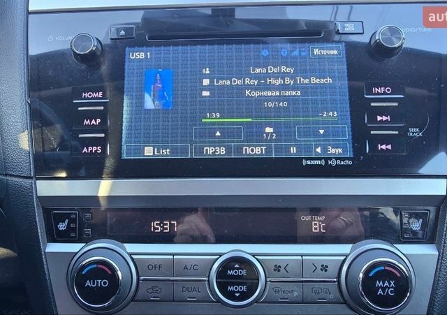 Чорний Субару Аутбек, об'ємом двигуна 2.5 л та пробігом 271 тис. км за 13500 $, фото 21 на Automoto.ua