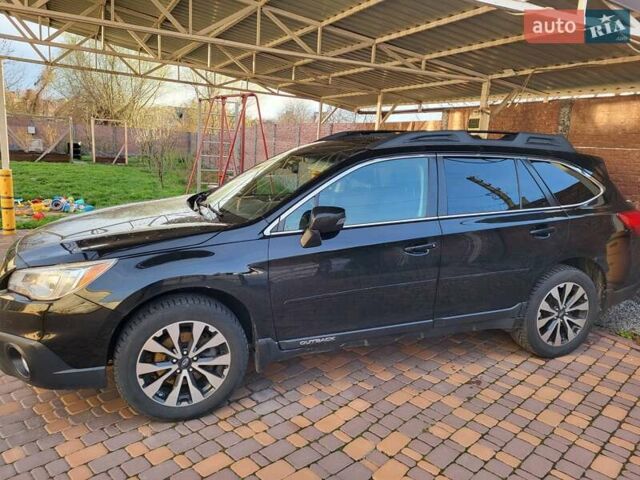 Черный Субару Аутбек, объемом двигателя 2.5 л и пробегом 106 тыс. км за 16850 $, фото 1 на Automoto.ua