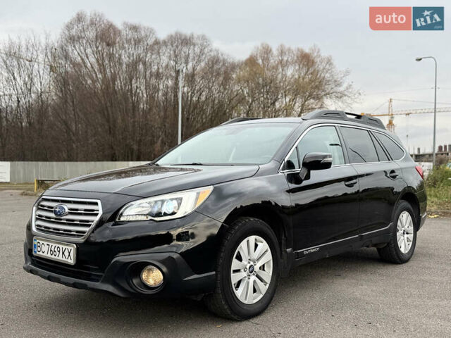 Черный Субару Аутбек, объемом двигателя 2.5 л и пробегом 125 тыс. км за 14990 $, фото 1 на Automoto.ua
