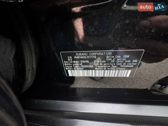 Черный Субару Аутбек, объемом двигателя 2.5 л и пробегом 145 тыс. км за 19950 $, фото 22 на Automoto.ua