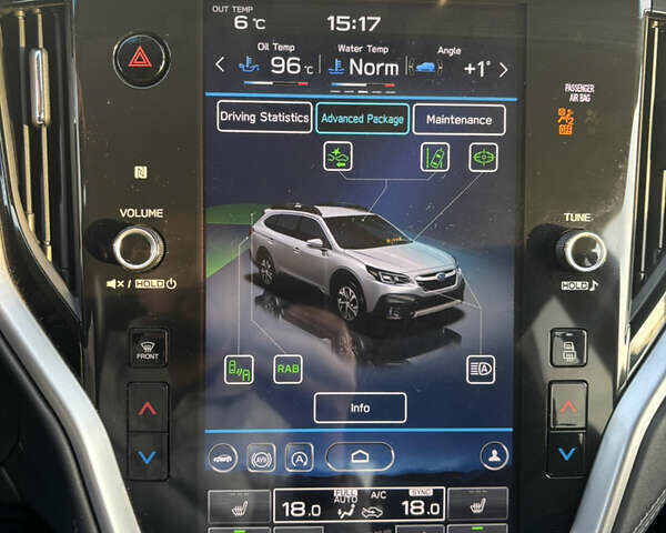 Черный Субару Аутбек, объемом двигателя 2.39 л и пробегом 77 тыс. км за 24500 $, фото 16 на Automoto.ua