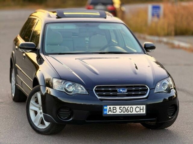 Черный Субару Аутбек, объемом двигателя 3 л и пробегом 300 тыс. км за 5650 $, фото 1 на Automoto.ua