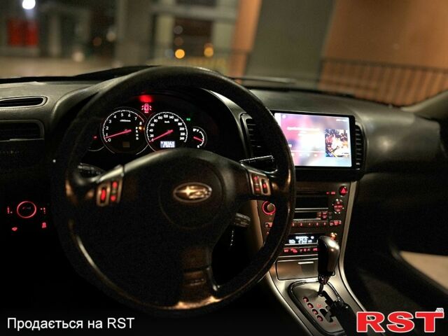 Черный Субару Аутбек, объемом двигателя 3 л и пробегом 280 тыс. км за 7800 $, фото 3 на Automoto.ua