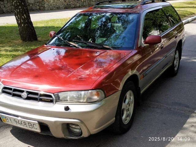 Червоний Субару Аутбек, об'ємом двигуна 2.5 л та пробігом 366 тис. км за 2000 $, фото 4 на Automoto.ua