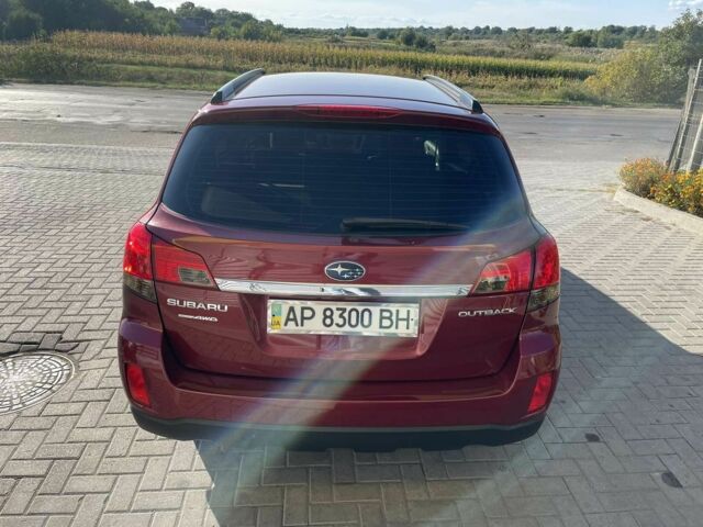 Красный Субару Аутбек, объемом двигателя 2.5 л и пробегом 105 тыс. км за 9999 $, фото 6 на Automoto.ua