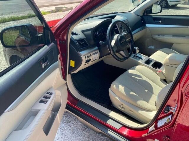 Красный Субару Аутбек, объемом двигателя 2.5 л и пробегом 256 тыс. км за 8999 $, фото 11 на Automoto.ua