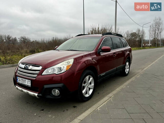 Красный Субару Аутбек, объемом двигателя 2.46 л и пробегом 254 тыс. км за 9900 $, фото 1 на Automoto.ua