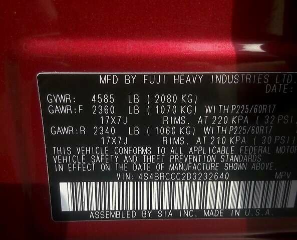 Червоний Субару Аутбек, об'ємом двигуна 2.5 л та пробігом 276 тис. км за 11999 $, фото 34 на Automoto.ua