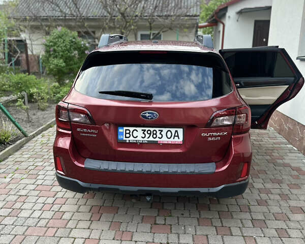 Красный Субару Аутбек, объемом двигателя 3.63 л и пробегом 185 тыс. км за 17000 $, фото 12 на Automoto.ua
