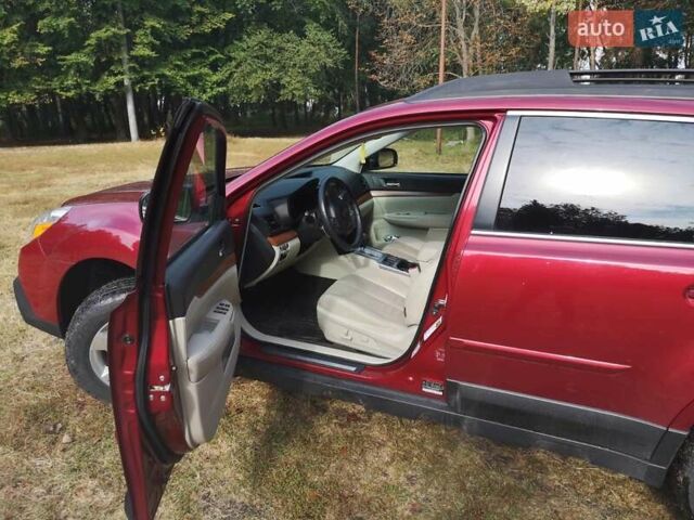 Червоний Субару Аутбек, об'ємом двигуна 2.5 л та пробігом 200 тис. км за 12999 $, фото 3 на Automoto.ua