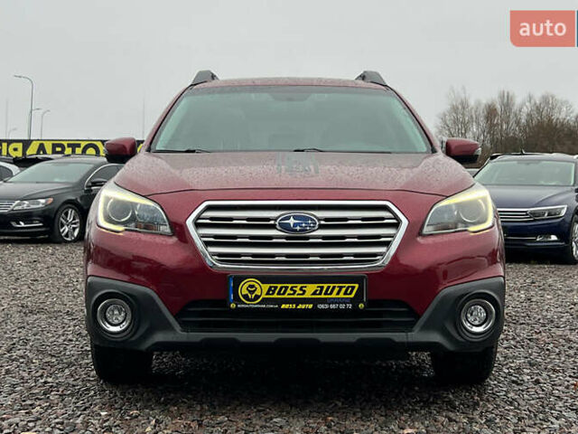 Красный Субару Аутбек, объемом двигателя 3.63 л и пробегом 185 тыс. км за 16999 $, фото 1 на Automoto.ua
