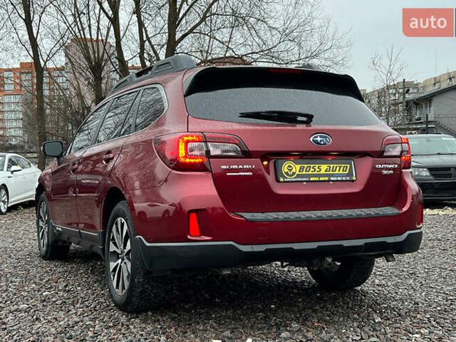 Червоний Субару Аутбек, об'ємом двигуна 3.63 л та пробігом 185 тис. км за 16999 $, фото 3 на Automoto.ua