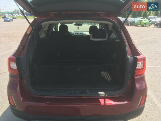 Красный Субару Аутбек, объемом двигателя 2.46 л и пробегом 162 тыс. км за 14700 $, фото 25 на Automoto.ua