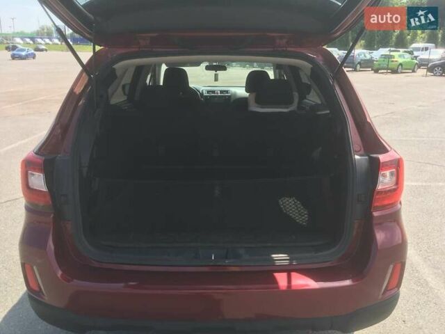 Красный Субару Аутбек, объемом двигателя 2.5 л и пробегом 155 тыс. км за 14100 $, фото 16 на Automoto.ua