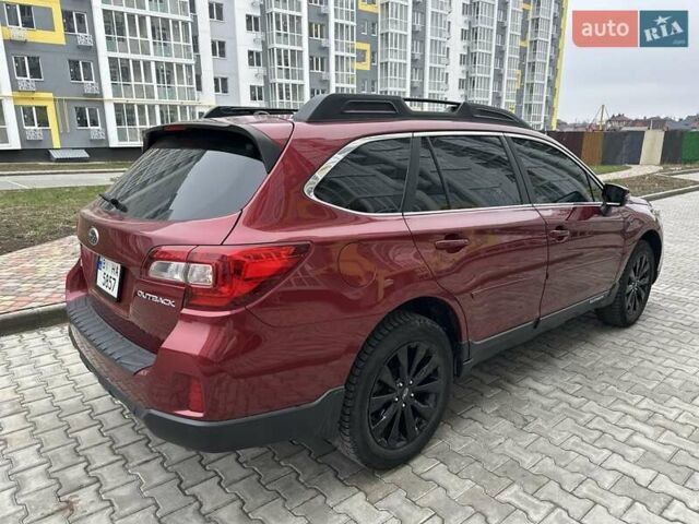 Червоний Субару Аутбек, об'ємом двигуна 2.46 л та пробігом 122 тис. км за 14700 $, фото 5 на Automoto.ua