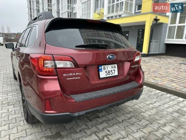 Червоний Субару Аутбек, об'ємом двигуна 2.46 л та пробігом 122 тис. км за 14700 $, фото 22 на Automoto.ua