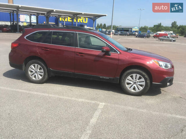 Красный Субару Аутбек, объемом двигателя 2.46 л и пробегом 162 тыс. км за 14700 $, фото 8 на Automoto.ua