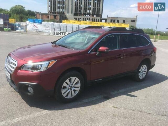 Красный Субару Аутбек, объемом двигателя 2.5 л и пробегом 155 тыс. км за 14100 $, фото 14 на Automoto.ua