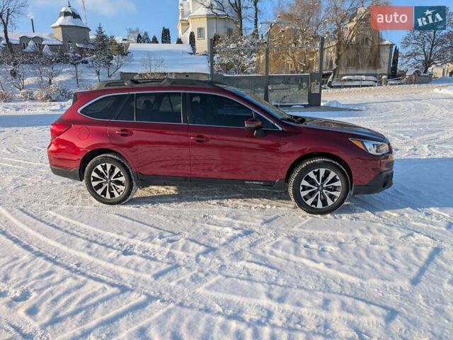Красный Субару Аутбек, объемом двигателя 2.5 л и пробегом 139 тыс. км за 15500 $, фото 3 на Automoto.ua