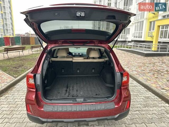 Червоний Субару Аутбек, об'ємом двигуна 2.46 л та пробігом 122 тис. км за 14700 $, фото 9 на Automoto.ua