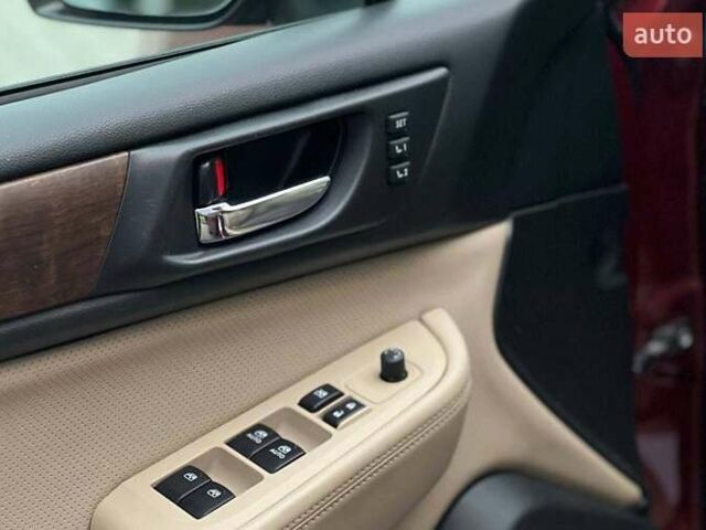 Красный Субару Аутбек, объемом двигателя 2.5 л и пробегом 174 тыс. км за 15500 $, фото 9 на Automoto.ua