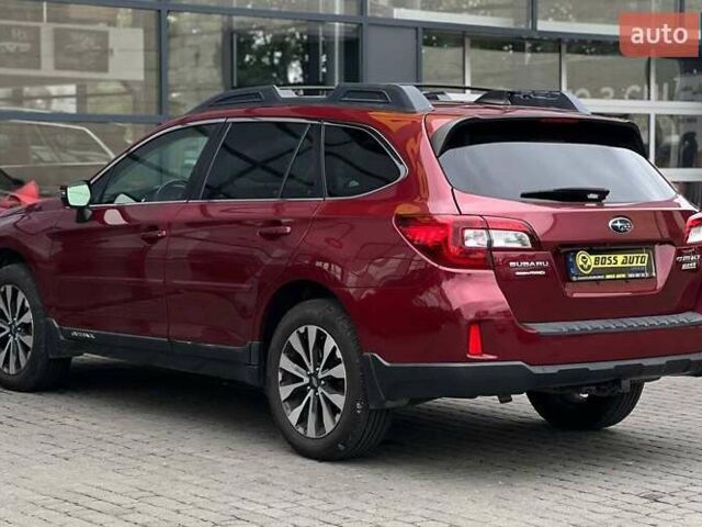 Красный Субару Аутбек, объемом двигателя 2.5 л и пробегом 174 тыс. км за 15500 $, фото 3 на Automoto.ua
