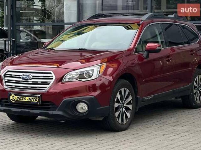 Красный Субару Аутбек, объемом двигателя 2.5 л и пробегом 174 тыс. км за 15500 $, фото 2 на Automoto.ua