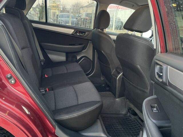 Красный Субару Аутбек, объемом двигателя 2.5 л и пробегом 202 тыс. км за 292 $, фото 12 на Automoto.ua