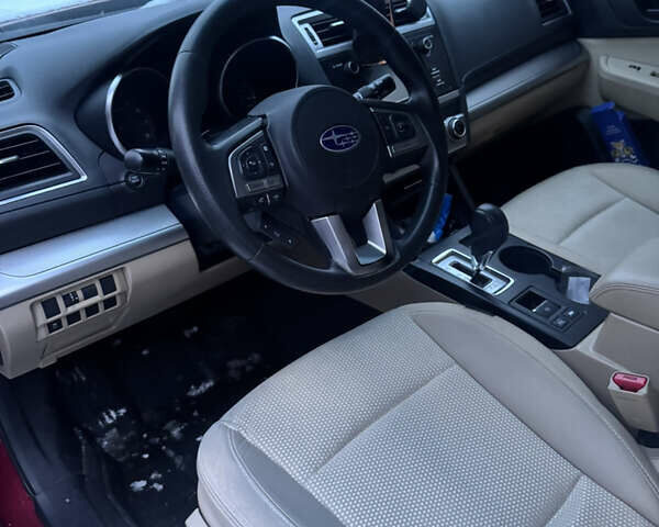 Красный Субару Аутбек, объемом двигателя 2.5 л и пробегом 160 тыс. км за 6700 $, фото 15 на Automoto.ua