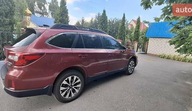 Красный Субару Аутбек, объемом двигателя 2.5 л и пробегом 133 тыс. км за 15300 $, фото 8 на Automoto.ua