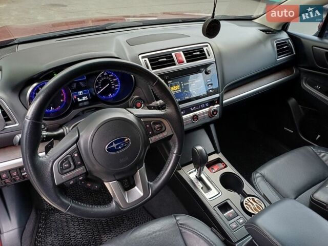 Красный Субару Аутбек, объемом двигателя 2.46 л и пробегом 152 тыс. км за 17700 $, фото 10 на Automoto.ua