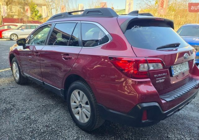 Красный Субару Аутбек, объемом двигателя 2.5 л и пробегом 77 тыс. км за 15900 $, фото 4 на Automoto.ua