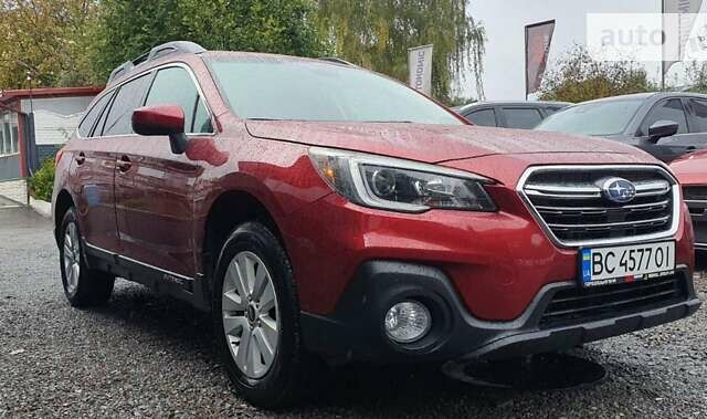 Красный Субару Аутбек, объемом двигателя 2.5 л и пробегом 74 тыс. км за 19900 $, фото 7 на Automoto.ua