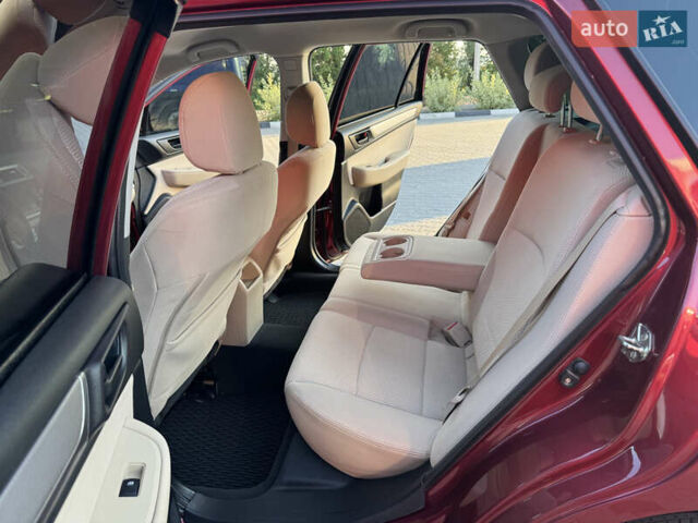Красный Субару Аутбек, объемом двигателя 2.5 л и пробегом 60 тыс. км за 19999 $, фото 13 на Automoto.ua