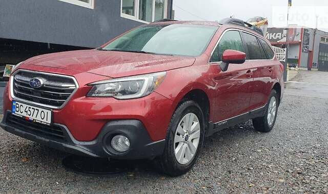 Красный Субару Аутбек, объемом двигателя 2.5 л и пробегом 74 тыс. км за 19900 $, фото 2 на Automoto.ua