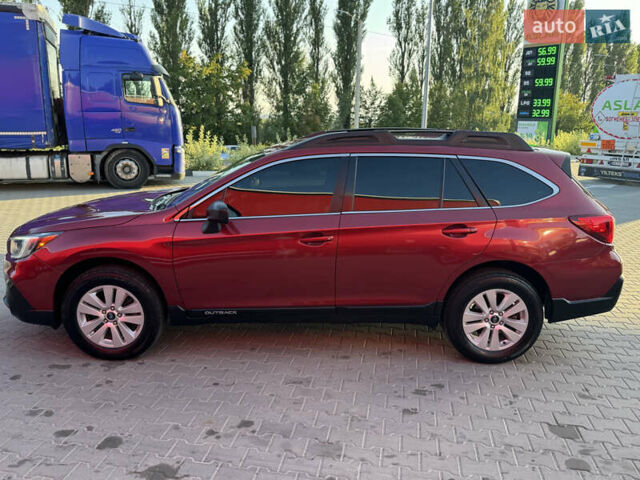 Красный Субару Аутбек, объемом двигателя 2.5 л и пробегом 60 тыс. км за 19999 $, фото 2 на Automoto.ua