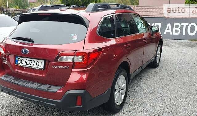 Красный Субару Аутбек, объемом двигателя 2.5 л и пробегом 74 тыс. км за 19900 $, фото 3 на Automoto.ua