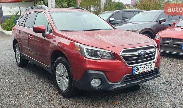 Красный Субару Аутбек, объемом двигателя 2.5 л и пробегом 74 тыс. км за 19900 $, фото 10 на Automoto.ua