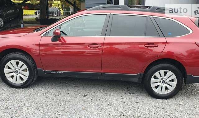 Красный Субару Аутбек, объемом двигателя 2.5 л и пробегом 74 тыс. км за 19900 $, фото 5 на Automoto.ua