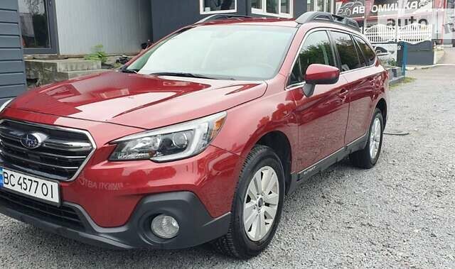Красный Субару Аутбек, объемом двигателя 2.5 л и пробегом 74 тыс. км за 19900 $, фото 1 на Automoto.ua