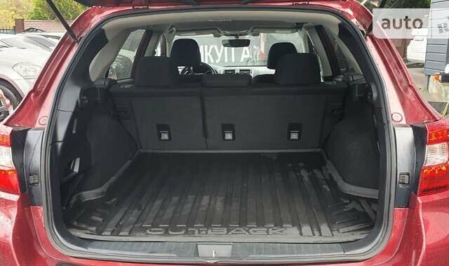 Красный Субару Аутбек, объемом двигателя 2.5 л и пробегом 74 тыс. км за 19900 $, фото 22 на Automoto.ua