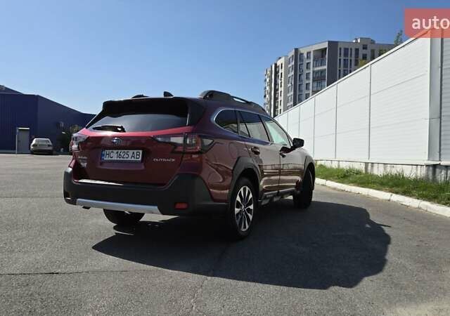 Красный Субару Аутбек, объемом двигателя 2.5 л и пробегом 30 тыс. км за 28000 $, фото 4 на Automoto.ua