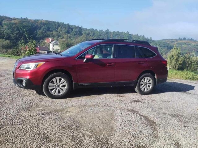 Красный Субару Аутбек, объемом двигателя 2.5 л и пробегом 168 тыс. км за 14300 $, фото 1 на Automoto.ua