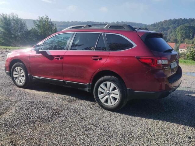 Красный Субару Аутбек, объемом двигателя 2.5 л и пробегом 168 тыс. км за 14300 $, фото 2 на Automoto.ua