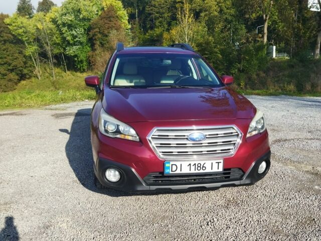 Красный Субару Аутбек, объемом двигателя 2.5 л и пробегом 168 тыс. км за 14300 $, фото 3 на Automoto.ua